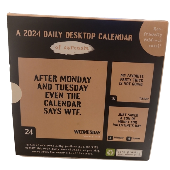 NWT When Stirring The Pot 2024 Daily Desktop Calendar - Picture 3 of 3